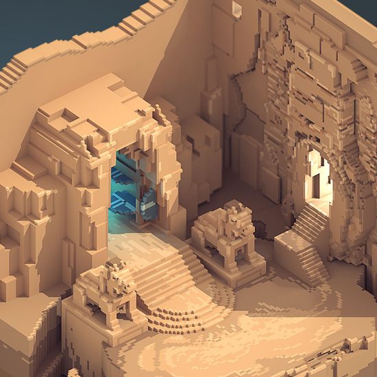 Fan Art, Voxel