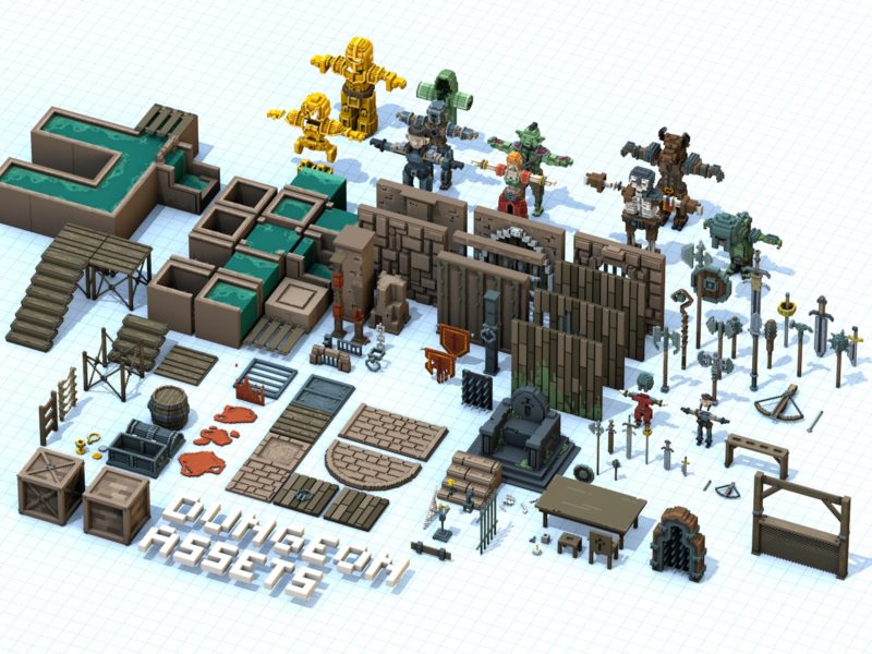 magicavoxel dungeon magicavoxel dungeon